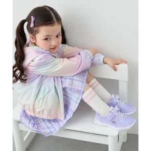 スニーカー 「ANY KIDS別注モデル」瞬足 ネコモチーフスニーカー キッズ 子供 女の子