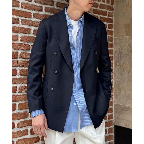 ジャケット テーラードジャケット 「ビジカジ対応」MARTIN ホップサック ダブルジャケット 26...