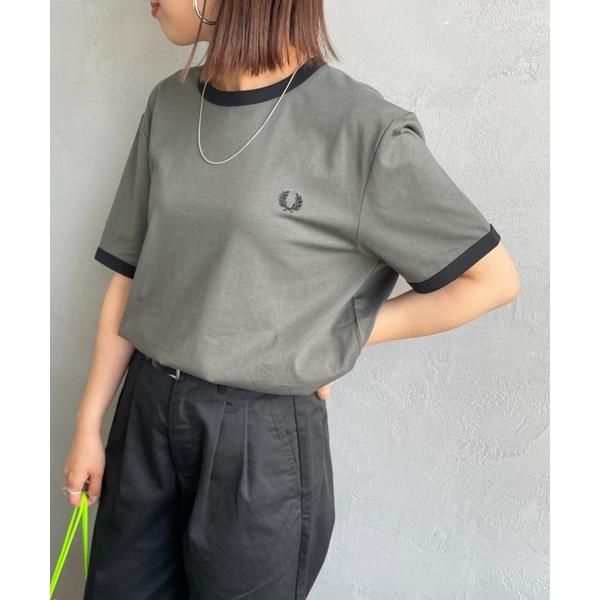 tシャツ 「WEB先行予約」「FRED PERRY/フレッドペリー」 ワンポイントロゴ刺繍 ショート...