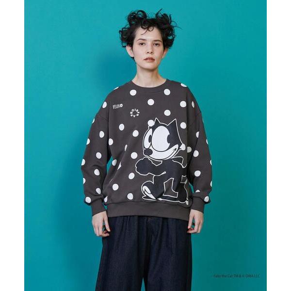 トレーナー スウェット FELIX ドット裏毛 レディース メンズ