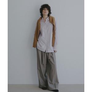 ブラウス シャツ DEPENDREブロードシャツ レディース