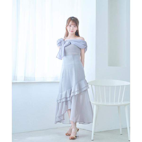 ロング スカート Organ irregularhem skirt
