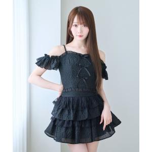 Rose Muse（ロゼミューズ） スカート Irregular hem pleated skirt