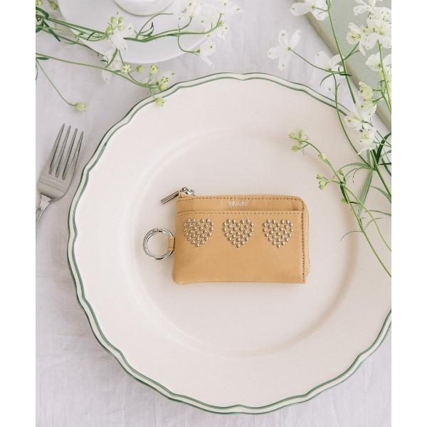 コインケース 「BEAURE/ビュレ」ハート スタッズ マルチ フラグメント ケース