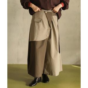 スカート アシメジャケット風スカート