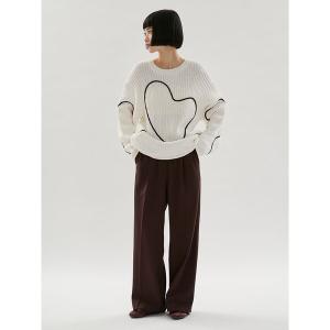 パンツ emmiロゴゴムジャガードイージーパンツ レディース