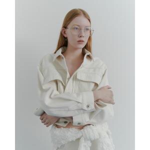 デニムジャケット gジャン ミドルカットデニムジャケット レディース