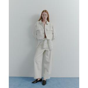 ジーンズ デニム デニムパンツ ハイフォルムコクーンデニム レディース