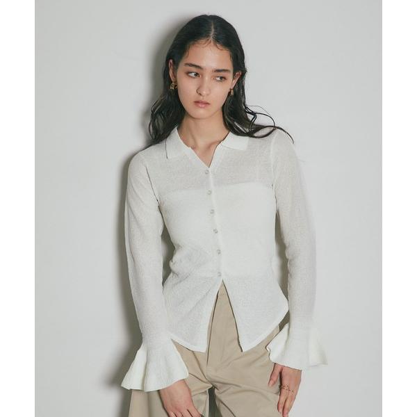 ニット セーター FLARE BACK CUT KNIT レディース