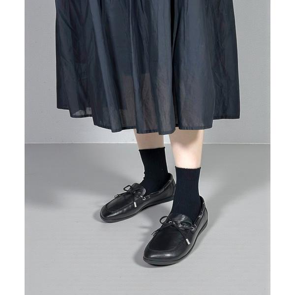 ローファー ASH/アッシュ「JOKER」ソフトレザーフラットローファー リボン ステッチ 1.5c...