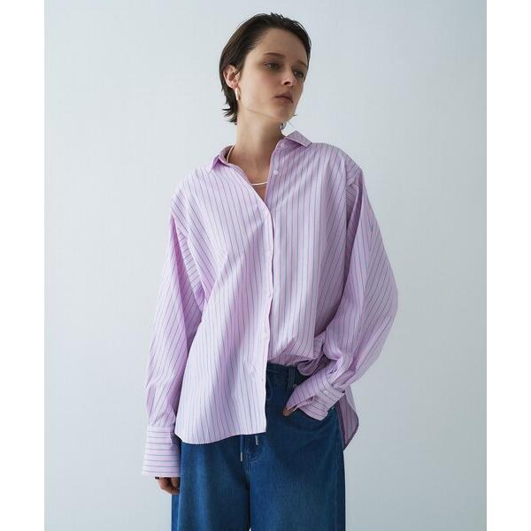 ブラウス シャツ 「手洗い可」バックギャザールーズシャツ レディース