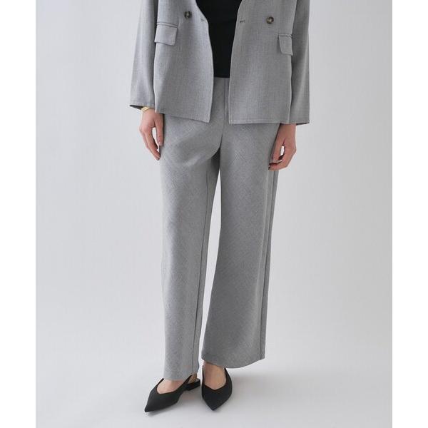 パンツ 「セットアップ／接触冷感／マシンウォッシュ」リネンライクイージーパンツ レディース