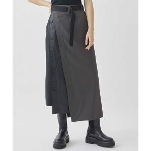 「A + TOKYO」 スカート 1 グレー レディース