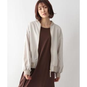 「GLOBAL WORK」 ブルゾン LARGE アイボリー レディース
