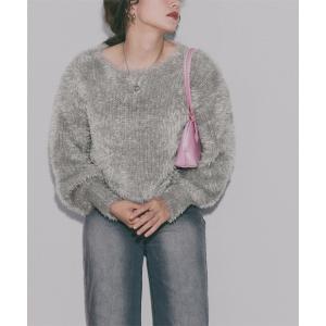 「titivate」 長袖ニット FREE ライトグレー レディース