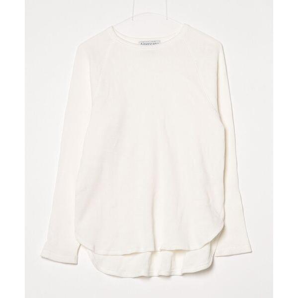「AMERICANA」 長袖カットソー - ホワイト レディース