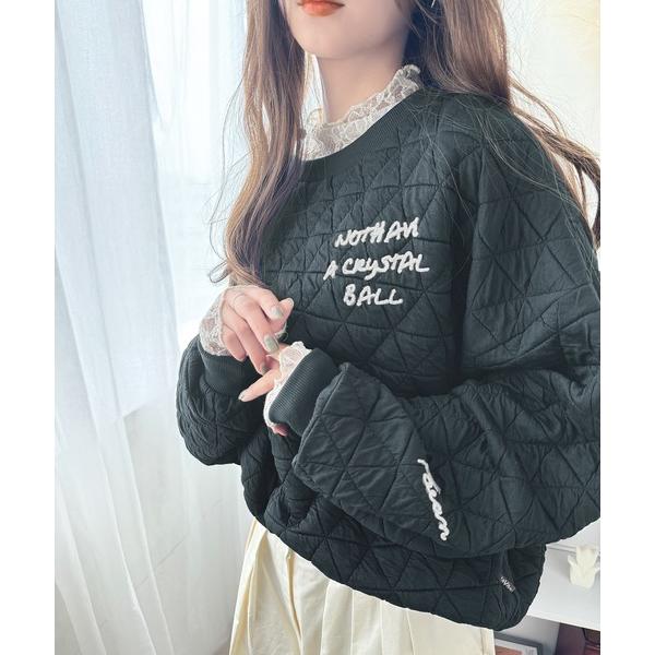 「Java」 長袖カットソー X-LARGE チャコール レディース