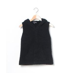 「BAREFOOT DREAMS」 ニットベスト X-SMALL ブラック レディース