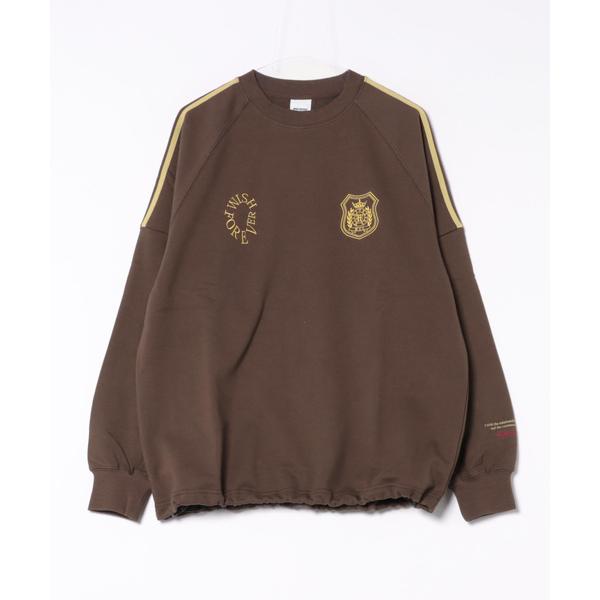「WISH FOR EVER」 スウェットカットソー MEDIUM ブラウン メンズ