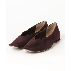 「Mazell」 フラットパンプス 39 ブラウン レディース