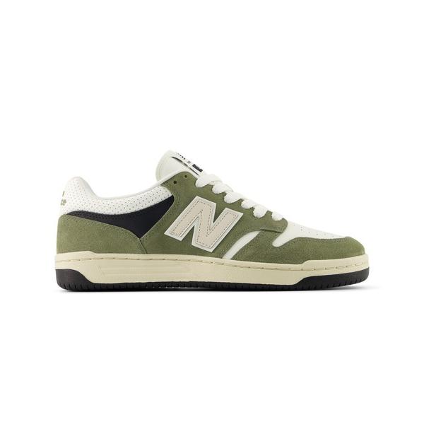 「New Balance」 ローカットスニーカー 24.0cm グリーン メンズ
