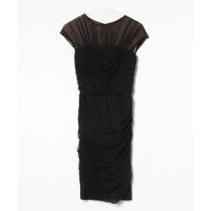 「Tadashi Shoji  」 ノースリーブワンピース XX-SMALL ブラック レディース