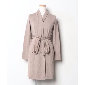 「DKNY DONNA KARAN NEW YORK」 ニットカーディガン S ベージュ レディース