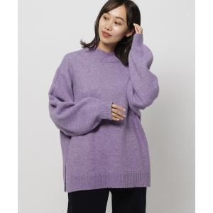 「niko and...」 長袖ニット LARGE パープル レディース