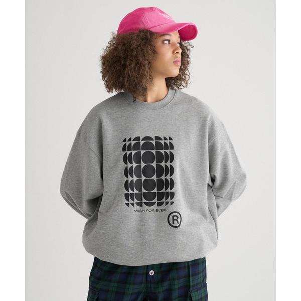 「WISH FOR EVER」 スウェットカットソー SMALL グレー メンズ