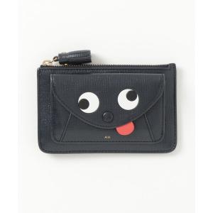 「ANYA HINDMARCH」 コインケース - ネイビー レディース