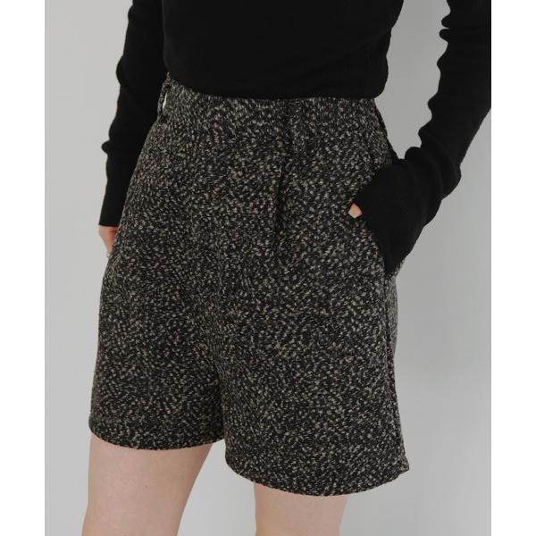 「LIAN」 ショートパンツ FREE ベージュ×ブラック レディース