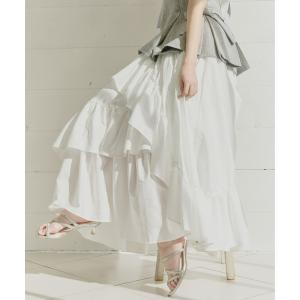 スカート ランダムフレアスカート