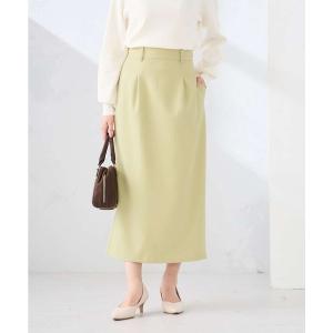 スカート 「洗える」ストレッチナロースカート