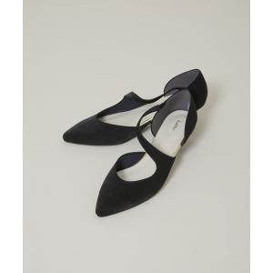 パンプス kaene/アシメストラップパンプス