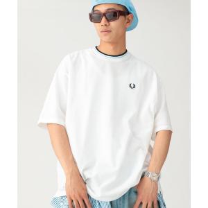 フレッドペリー tシャツ 「別注」FRED PERRY / オーバーサイズ ティップライン ピケ Tシャツ メンズ レディース