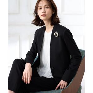 コート アウター 「アルファブリック」ストレッチカラーレスジャケット「セットアップ対応・UVカット」 レディース