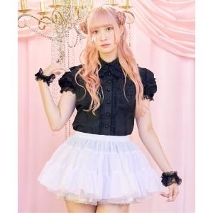 スカート ティアードフリルホイップパニエ
