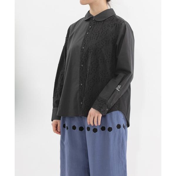 ブラウス シャツ misc Ronde後ろ天竺シャツ レディース
