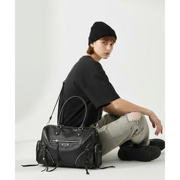 ショルダーバッグ バッグ Faux Leather 2-Way Shoulder Bag / フェイ...