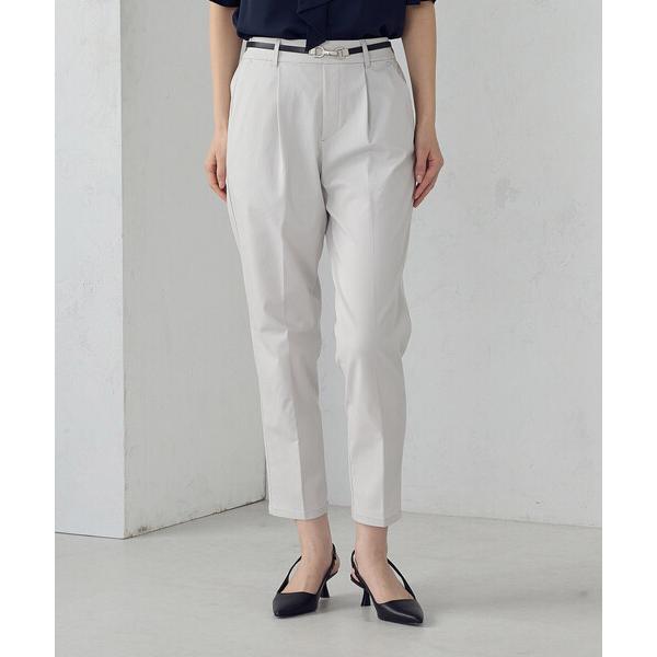 パンツ 卒業式 「美しいベーシックパンツ」ストレッチツイル テーパードパンツ レディース