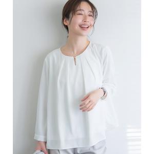 ブラウス シャツ ノーカラーブラウス | セレモ...の商品画像