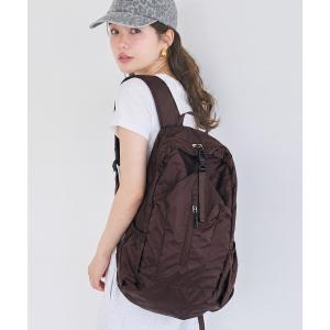 デイバック リュック 「田中里奈様着用」＼再入荷／ ポケッタブル縦ファスナーバックパック レディース メンズ