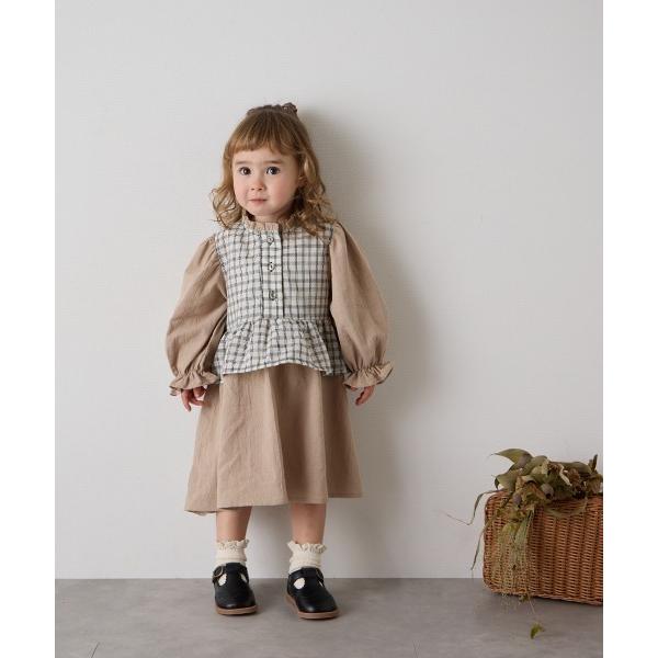 ワンピース レイヤード風ワンピース キッズ 子供服 女の子