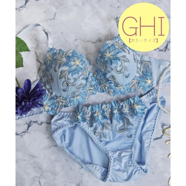 ブラジャー ショーツセット 「GHIサイズ/自然な丸みをキープ！ナチュラルなシルエットに♪」グラマー...