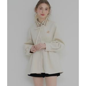 コート アウター 「リニューアル」ベロアペプラムトップ レディース