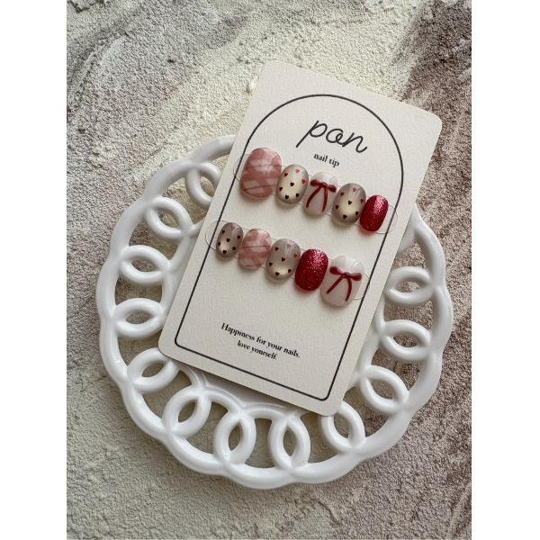 ネイルチップ ネイルシール 「pon」love letter(MA)