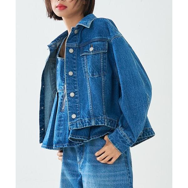 デニムジャケット gジャン 「オリジナル」デニムショートジャケット/バルーン袖/長袖/羽織/春服 レ...