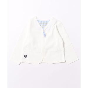 カーディガン 天竺ジップアップ長袖カーディガン キッズ 子供服 男の子 女の子
