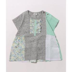 tシャツ パッチワークＴシャツ キッズ 子供服 女の子