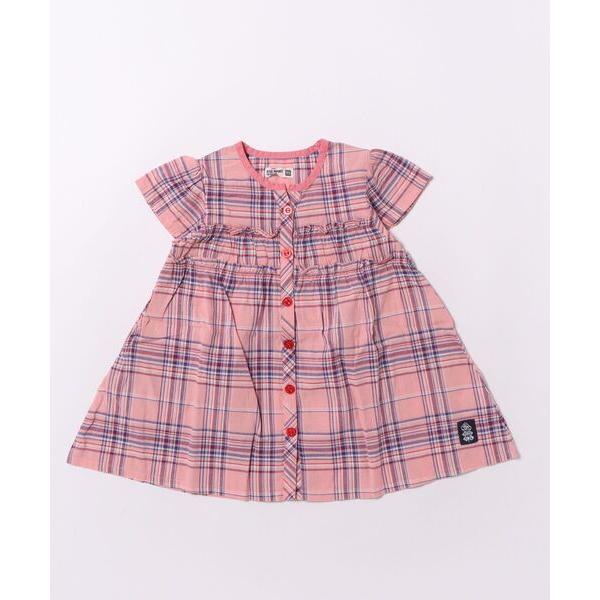 ワンピース シャツワンピース キッズ 子供服 女の子